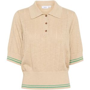 Saint Tropez, Dames, Tops, Beige, Maat: XL