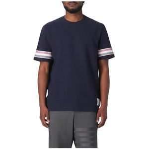 Thom Browne, Heren, Tops, Blauw, Maat: L