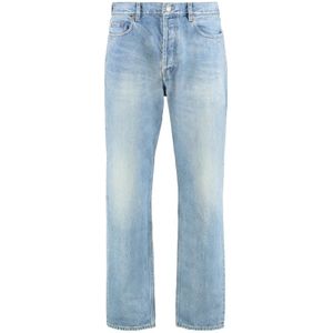 Saint Laurent, Heren, Jeans, Blauw, Maat: W33 Katoen,