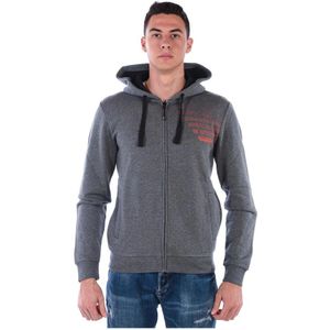 Emporio Armani Ea7, Heren, Sweatshirts & Hoodies, Grijs, Maat: L Katoen,