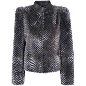 Giorgio Armani, Dames, Jassen, Grijs, Maat: S