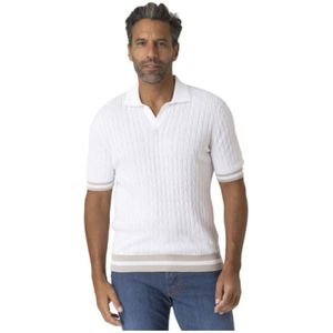 Gran Sasso, Heren, Truien, Wit, Maat: 2XL Katoen,