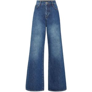 Philipp Plein, Dames, Jeans, Blauw, Maat: W25 Denim,