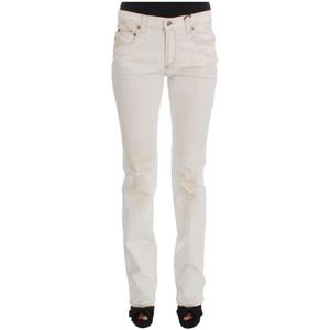 Costume National, Dames, Jeans, Wit, Maat: W26 Katoen,
