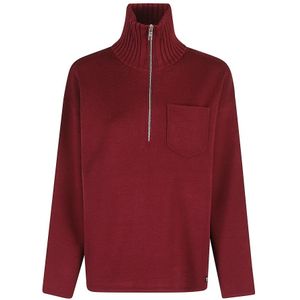 Moschino, Dames, Truien, Rood, Maat: M Viscose,