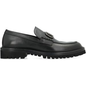 Valentino Garavani, Heren, Schoenen, Zwart, Maat: 42 1/2 EU Leer,