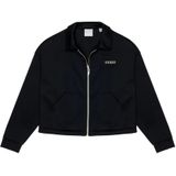 Guess, Dames, Sweatshirts & Hoodies, Zwart, Maat: 2XS Polyamide,