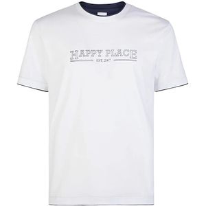 Eleventy, Heren, Tops, Wit, Maat: S Katoen,