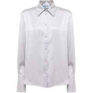 Blugirl, Dames, Blouses & Shirts, Grijs, Maat: XS