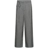 Kaffe - Wijde Broek - Grijs Melange - Dames