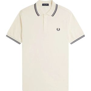 Fred Perry, Heren, Tops, Beige, Maat: M Katoen,