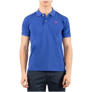 La Martina, Heren, Tops, Blauw, Maat: L Katoen,