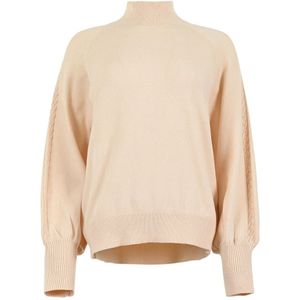 Maicazz, Dames, Truien, Beige, Maat: XS