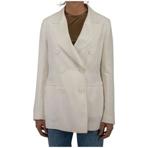 Aspesi, Dames, Jassen, Beige, Maat: M Katoen,