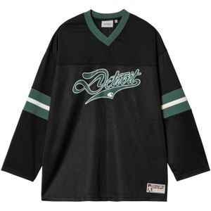 Carhartt Wip, Heren, Tops, Zwart, Maat: M Poliester,