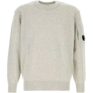 C.p. Company, Heren, Truien, Beige, Maat: L Wol,