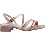 Nerogiardini - Volano - Sandalen - Roze - Hoge Hak - Leer