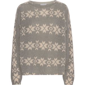 Americandreams, Dames, Truien, Grijs, Maat: M Wol,