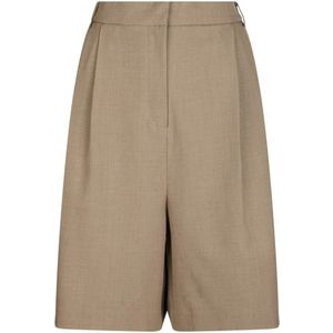 Neo Noir, Dames, Korte broeken, Beige, Maat: M Poliester,
