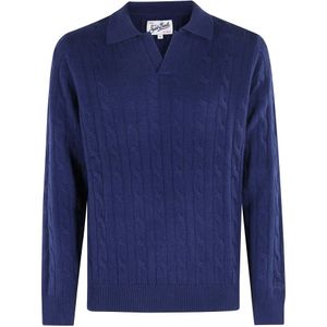 MC2 Saint Barth, Heren, Truien, Blauw, Maat: L Wol,