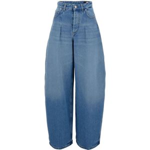 Jacquemus, Dames, Jeans, Blauw, Maat: W24 Katoen,