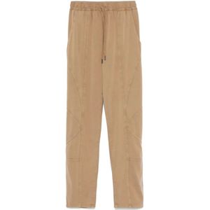 Marant étoile, Dames, Broeken, Beige, Maat: S Katoen,
