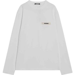 Jacquemus, Heren, Tops, Wit, Maat: M Katoen,