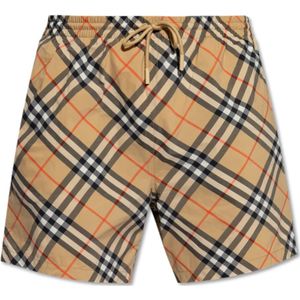 Burberry - Badkleding - Veelkleurig - Zwemshorts - Ruitpatroon - Sneldrogend - Elastische Tailleband