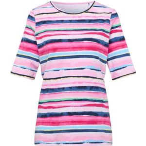 Rabe, Dames, Tops, Veelkleurig, Maat: XL Jersey,