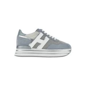 Hogan Midi H222 Sneakers , Gray , Dames , Maat: 36 EU