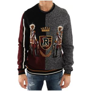 Dolce & Gabbana - Knight Monkey Cashmere Sweater - Veelkleurig - Wol