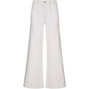 Frame, Dames, Broeken, Wit, Maat: W30 Katoen,