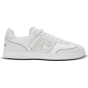 Balmain Zwaan trainers in kalfsleer en suède , White , Dames , Maat: 36 EU