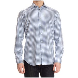 Barba, Heren, Overhemden, Veelkleurig, Maat: M Flanel,