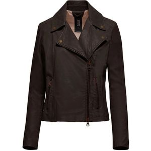 BomBoogie, Dames, Jassen, Bruin, Maat: M Leer,