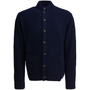 Polo Ralph Lauren - Gebreid Vest - Blauw - Wol-Katoenmix