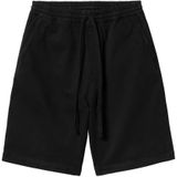 Carhartt Wip - Floyd Shorts - Korte Broeken - Zwart - Katoen