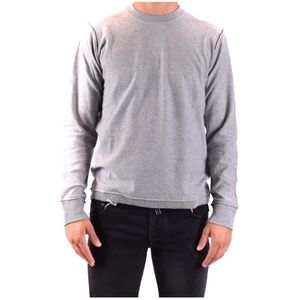 Paolo Pecora, Heren, Truien, Grijs, Maat: M Katoen,