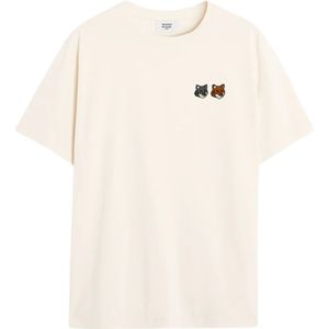 Maison Kitsuné, Heren, Tops, Beige, Maat: L