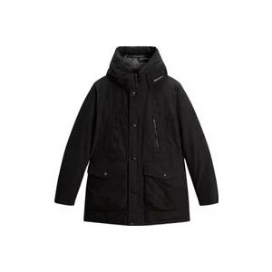 Woolrich Arctic Parka Zwart Mannen Winterjas , Black , Heren , Maat: L