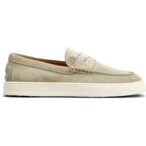 Tod's, Heren, Schoenen, Beige, Maat: 42 1/2 EU Suède,