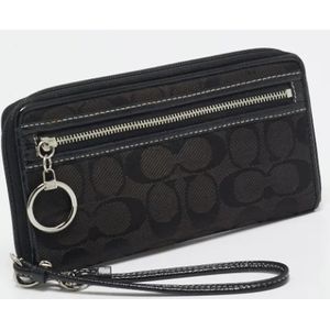 Coach Pre-owned, Dames, Pre-owned, Zwart, Maat: ONE Size Leer,
