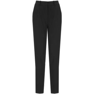 Pinko, Dames, Broeken, Zwart, Maat: M Viscose,
