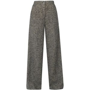 Alessia Santi, Dames, Broeken, Zwart, Maat: S Katoen,