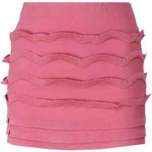 Blumarine, Dames, Rokken, Roze, Maat: S Viscose,