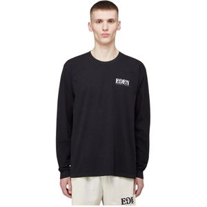 Eden Power Corp, Heren, Tops, Zwart, Maat: M Katoen,