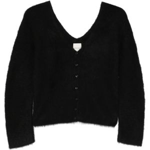 Calvin Klein, Dames, Truien, Zwart, Maat: XS Wol,