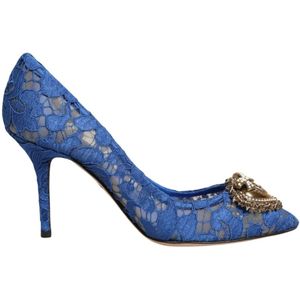Dolce & Gabbana, Dames, Schoenen, Blauw, Maat: 35 EU