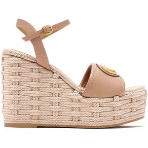 Valentino Garavani, Dames, Schoenen, Beige, Maat: 41 EU Leer,