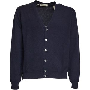 Filippo De Laurentiis, Heren, Truien, Blauw, Maat: M Wol,